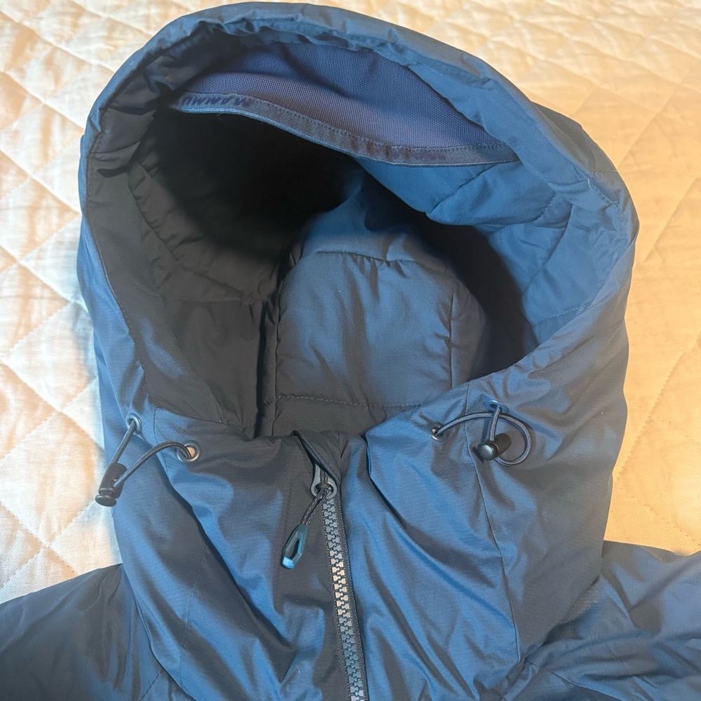 Mammut Blue Lightweight Performance Insulated Hooded Jacket - Picture 2 of 7